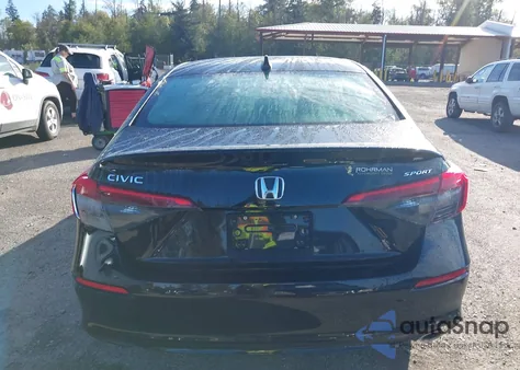 2023 Honda Civic Sport из США, поврежденный, VIN 2HGFE2F55PH549145